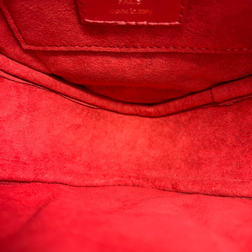 Louis Vuitton Crossbody Bag Calfskin Red