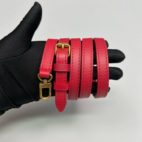 Louis Vuitton Crossbody Bag Calfskin Red