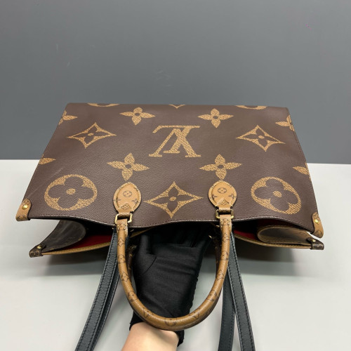 Louis Vuitton Onthego GM Reverse Monogram Giant Brown