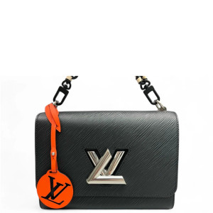 Louis Vuitton Twist MM Epi Black Blue Red Louis Vuitton Twist MM Epi Black Blue Red