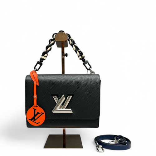 Louis Vuitton Twist MM Epi Black Blue Red
