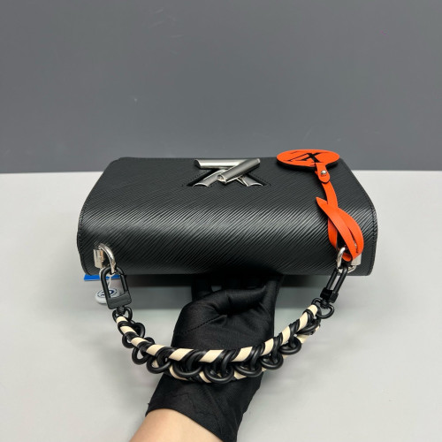Louis Vuitton Twist MM Epi Black Blue Red