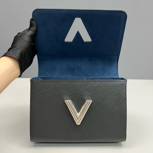 Louis Vuitton Twist MM Epi Black Blue Red