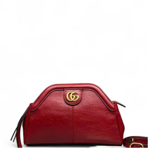 Gucci Small RE(BELLE) Shoulder Bag Calfskin Red
