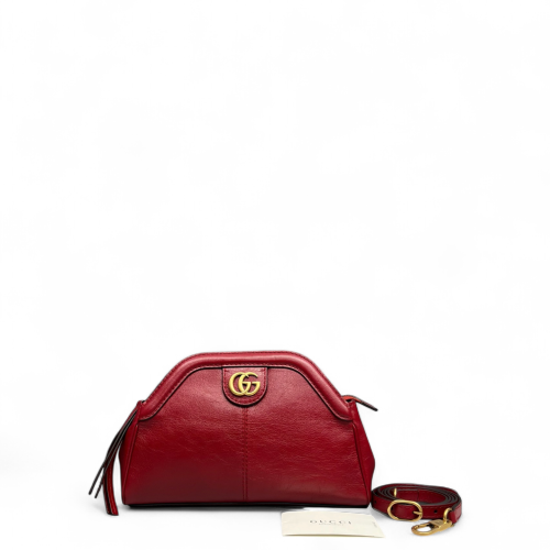 Gucci Small RE(BELLE) Shoulder Bag Calfskin Red
