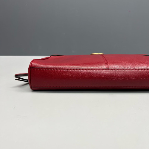 Gucci Small RE(BELLE) Shoulder Bag Calfskin Red