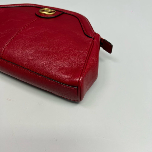 Gucci Small RE(BELLE) Shoulder Bag Calfskin Red