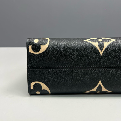 Louis Vuitton Onthego PM Monogram Empreinte Giant Black White
