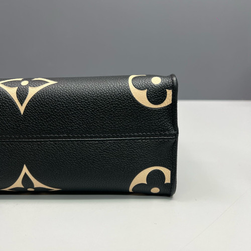 Louis Vuitton Onthego PM Monogram Empreinte Giant Black White