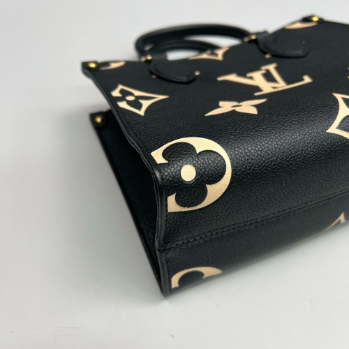 Louis Vuitton Onthego PM Monogram Empreinte Giant Black White