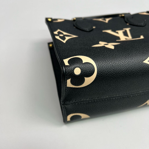 Louis Vuitton Onthego PM Monogram Empreinte Giant Black White
