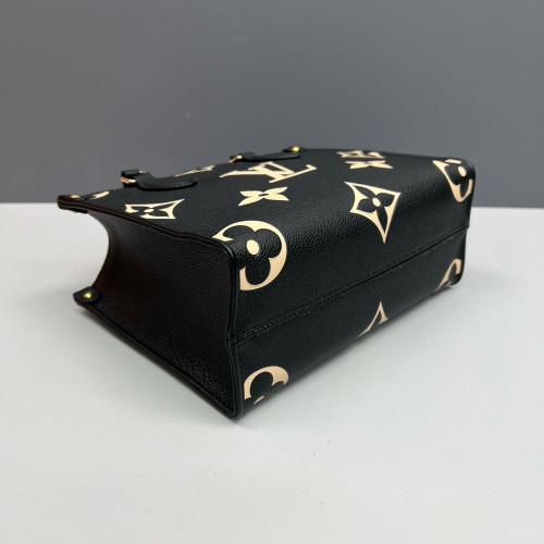 Louis Vuitton Onthego PM Monogram Empreinte Giant Black White