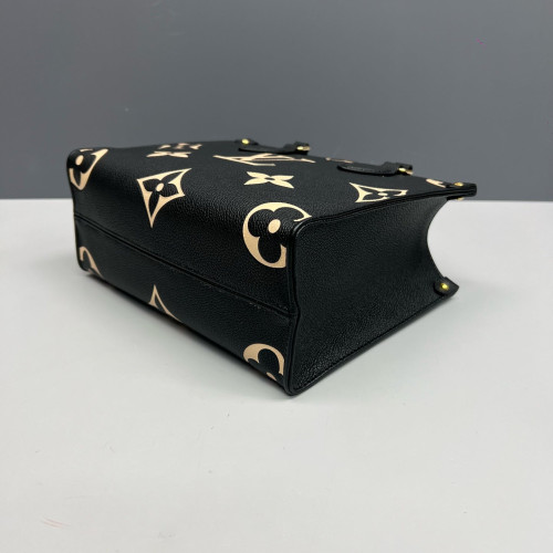 Louis Vuitton Onthego PM Monogram Empreinte Giant Black White