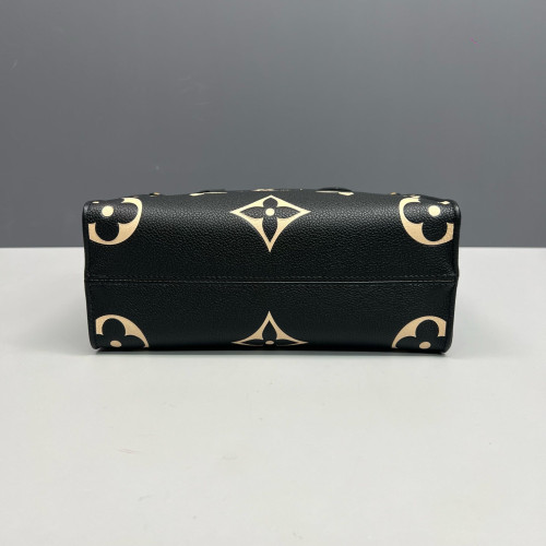 Louis Vuitton Onthego PM Monogram Empreinte Giant Black White
