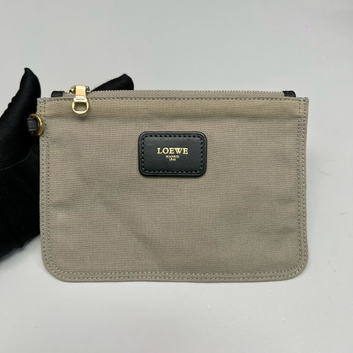 Loewe Hobo Anagram Calfskin Grey Black