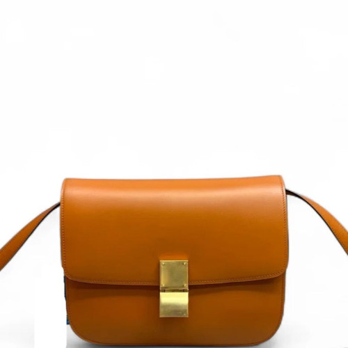 Celine Medium Classic Box Smooth Calfskin Tan