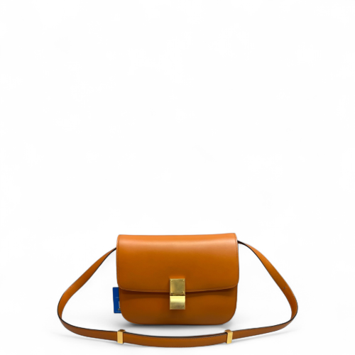 Celine Medium Classic Box Smooth Calfskin Tan