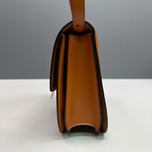 Celine Medium Classic Box Smooth Calfskin Tan