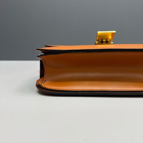 Celine Medium Classic Box Smooth Calfskin Tan