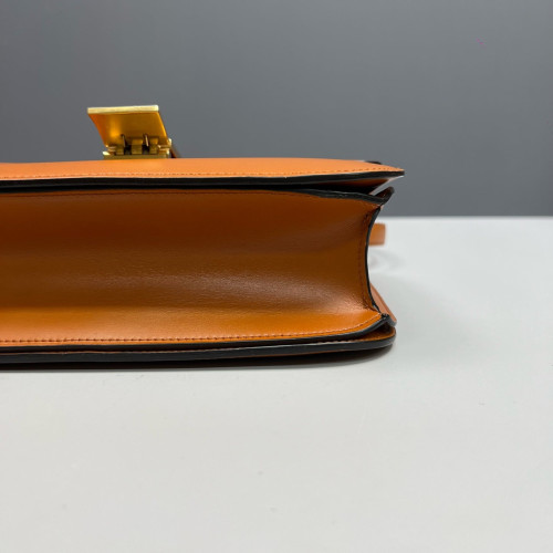 Celine Medium Classic Box Smooth Calfskin Tan
