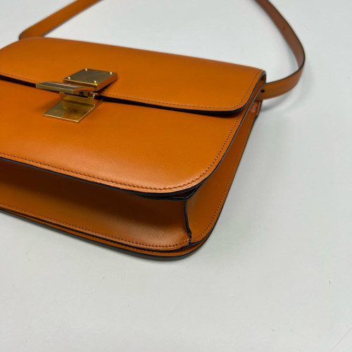 Celine Medium Classic Box Smooth Calfskin Tan