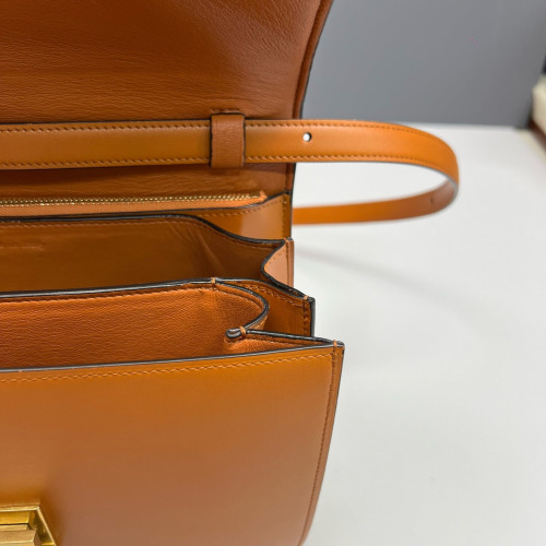 Celine Medium Classic Box Smooth Calfskin Tan