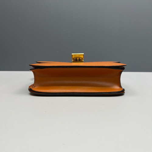 Celine Medium Classic Box Smooth Calfskin Tan