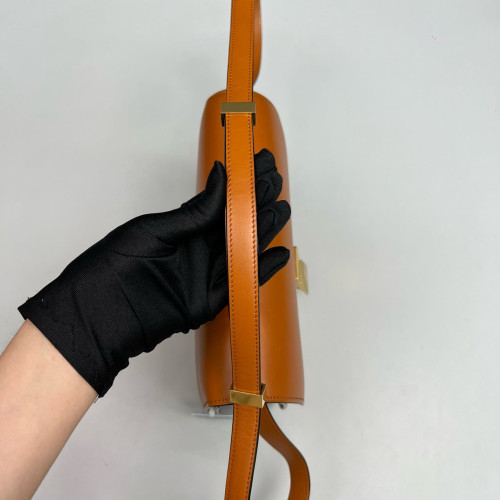 Celine Medium Classic Box Smooth Calfskin Tan