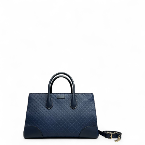 Gucci Two-Way Bag Calfskin Blue Gucci Two-Way Bag Calfskin Blue
