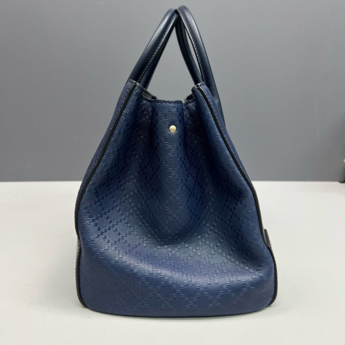 Gucci Two-Way Bag Calfskin Blue Gucci Two-Way Bag Calfskin Blue