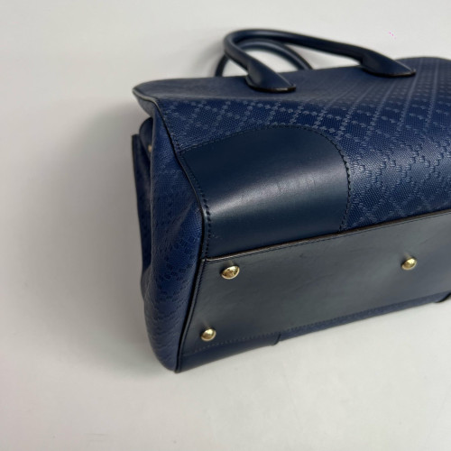 Gucci Two-Way Bag Calfskin Blue Gucci Two-Way Bag Calfskin Blue