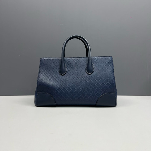 Gucci Two-Way Bag Calfskin Blue Gucci Two-Way Bag Calfskin Blue