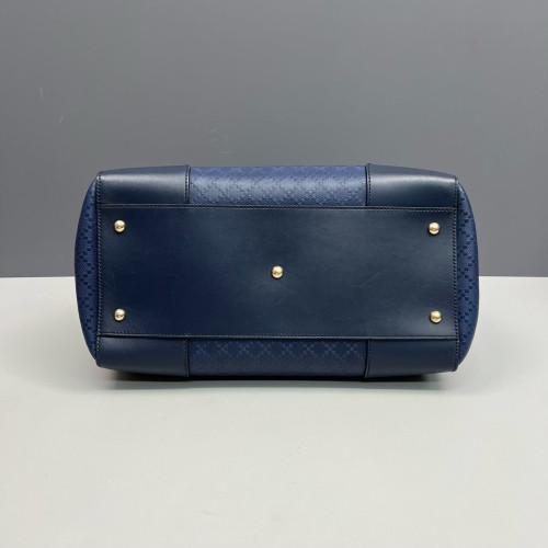 Gucci Two-Way Bag Calfskin Blue Gucci Two-Way Bag Calfskin Blue