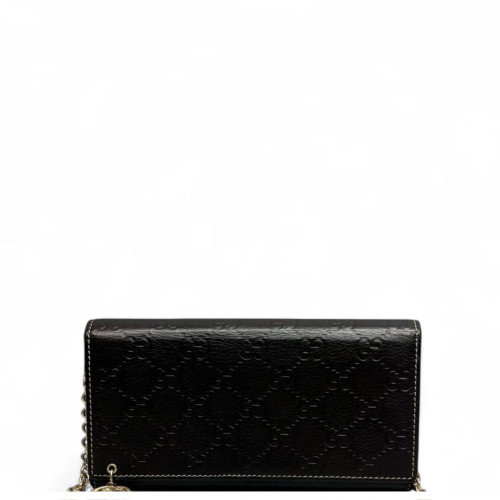 Gucci Wallet On Chain WOC Guccissima Dark Brown
