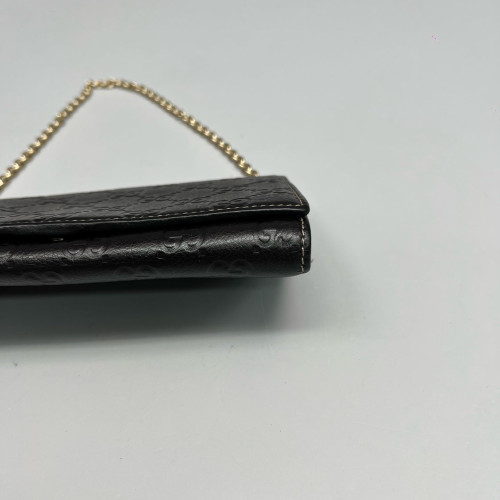 Gucci Wallet On Chain WOC Guccissima Dark Brown