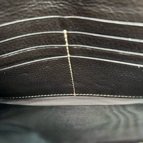 Gucci Wallet On Chain WOC Guccissima Dark Brown
