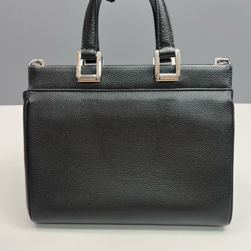 Gucci Small Zumi Top Handle Bag Grained Calfskin Black