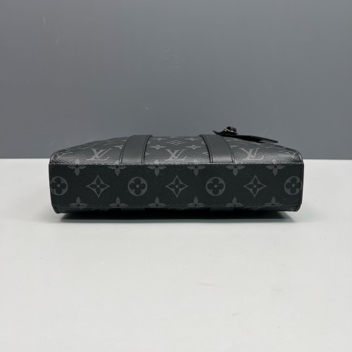 Louis Vuitton Sac Plat Messenger Monogram Eclipse Black