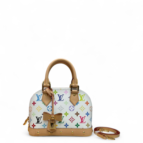 Louis Vuitton Alma BB Monogram Multicolor White