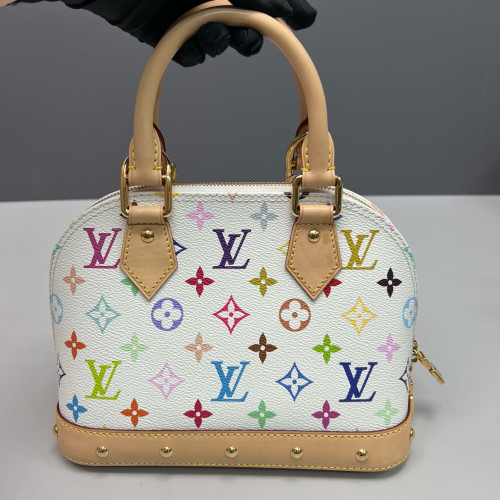 Louis Vuitton Alma BB Monogram Multicolor White