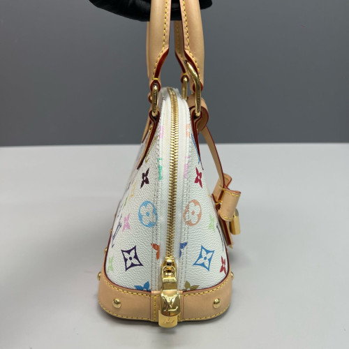 Louis Vuitton Alma BB Monogram Multicolor White