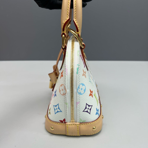 Louis Vuitton Alma BB Monogram Multicolor White