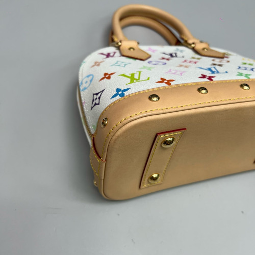 Louis Vuitton Alma BB Monogram Multicolor White