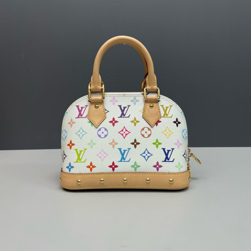 Louis Vuitton Alma BB Monogram Multicolor White
