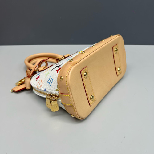 Louis Vuitton Alma BB Monogram Multicolor White