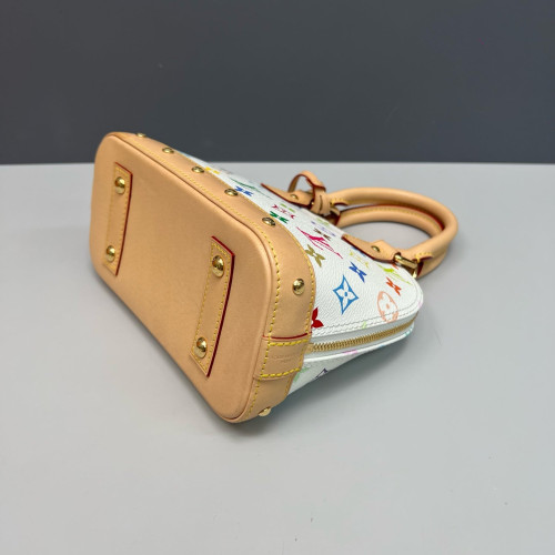 Louis Vuitton Alma BB Monogram Multicolor White