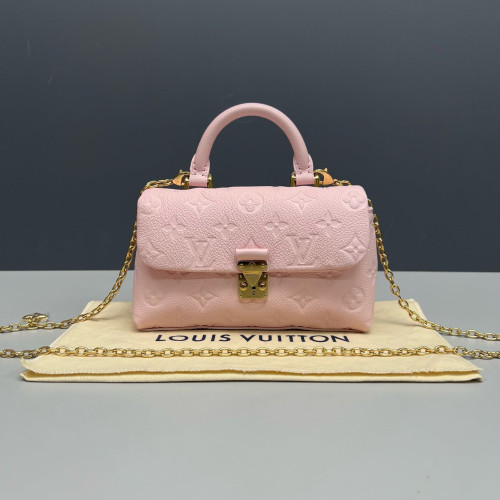 Louis Vuitton Madeleine Nano Monogram Empreinte Pink