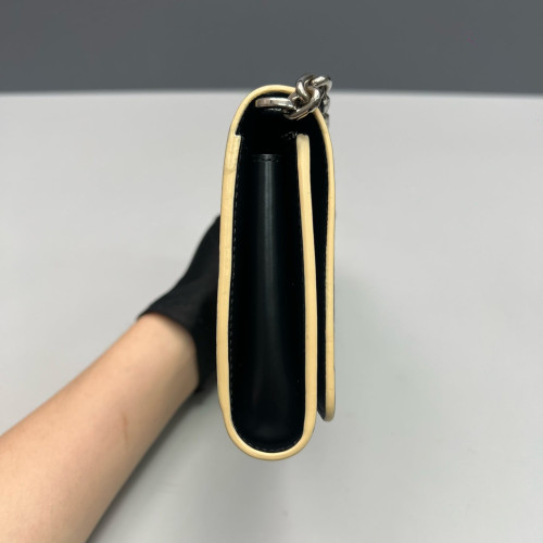 Louis Vuitton Twist Belt Chain Wallet Epi Black