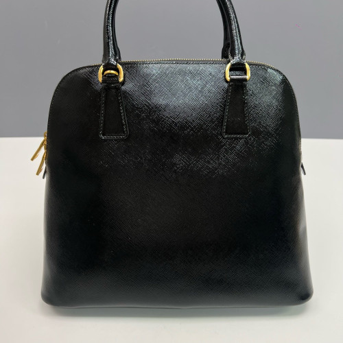 Prada Dome Saffiano Calfskin Black