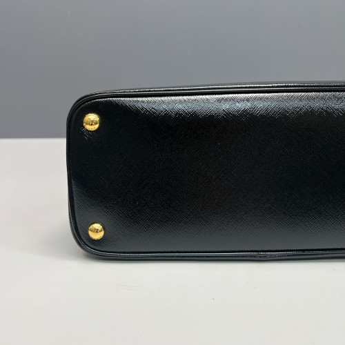 Prada Dome Saffiano Calfskin Black